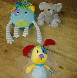 SOLD.... 3 baby plush ~